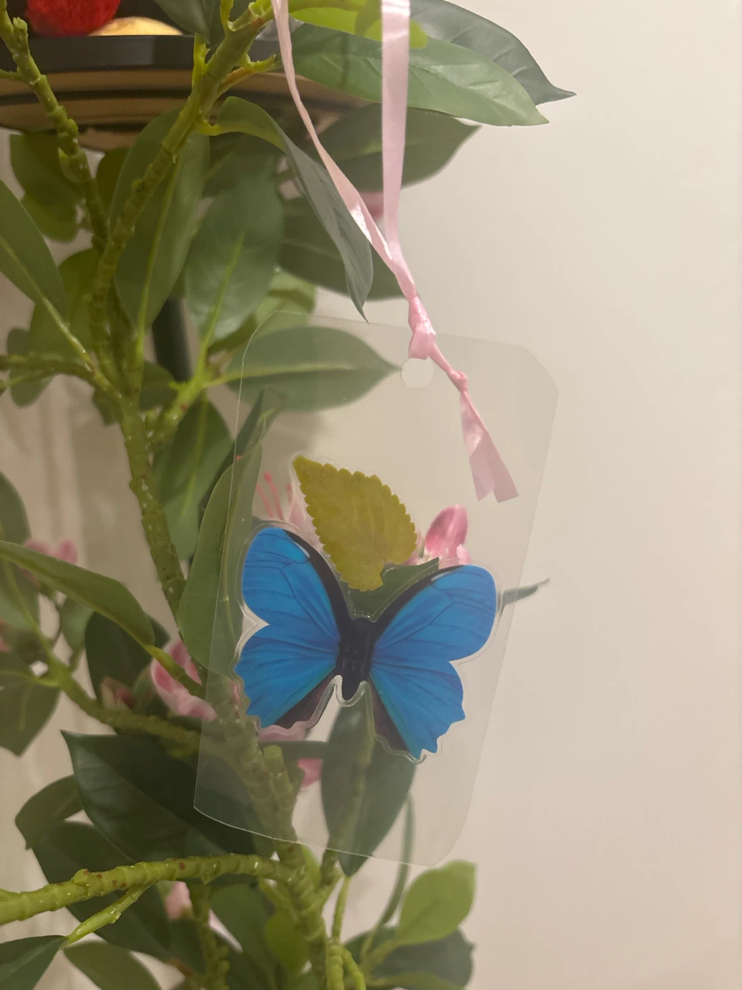 Blue Butterfly bookmark