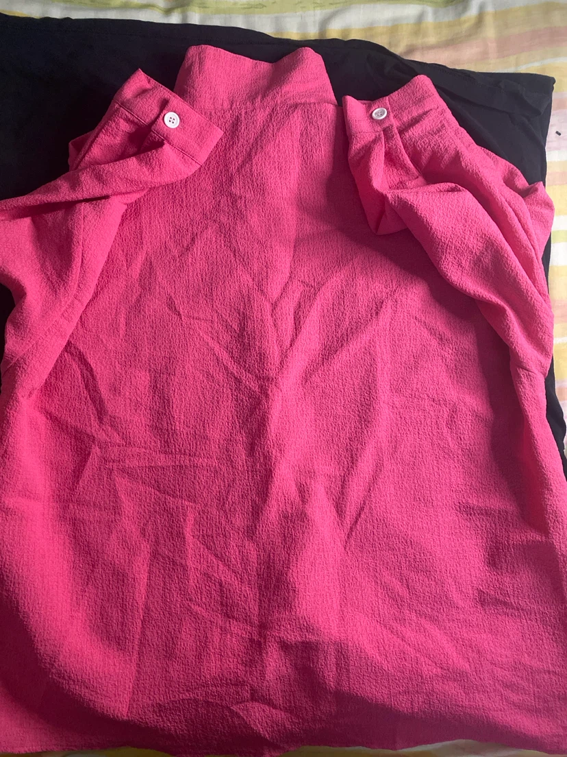 Pink SHEIN button up Size Medium - photo 3