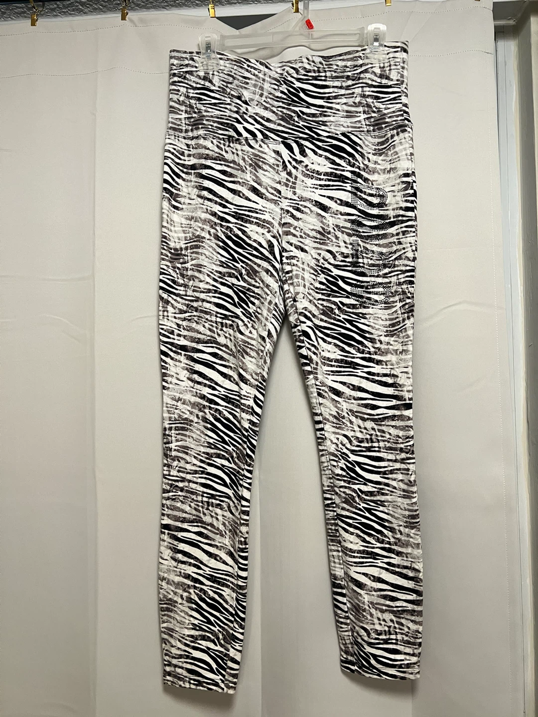 Bebe Zebra Print Leggings