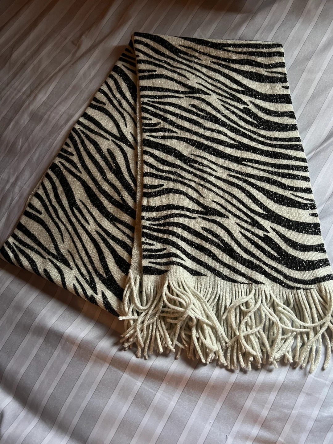 Bebe Zebra Print Scarf