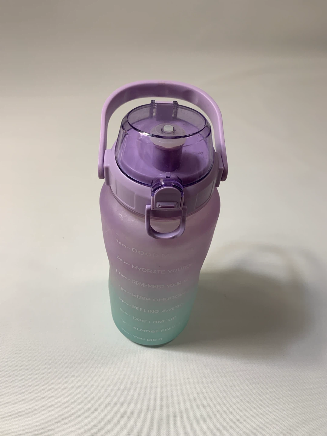 Large Water Bottle with Time Markers - 2000ml - photo 3