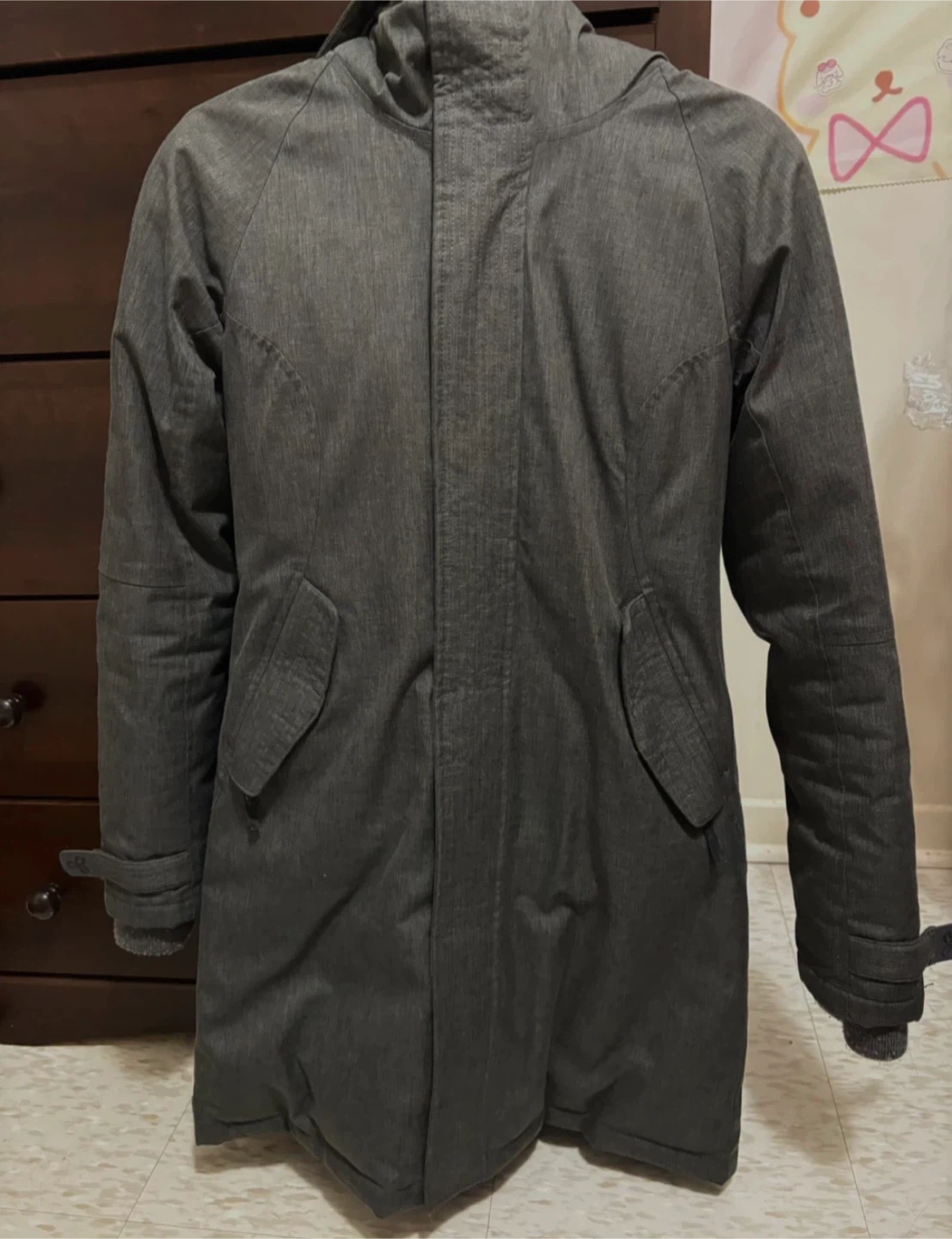 Aritzia Tna Grey Winter Parka/ Jacket/Coat Women's Size XS - photo 2
