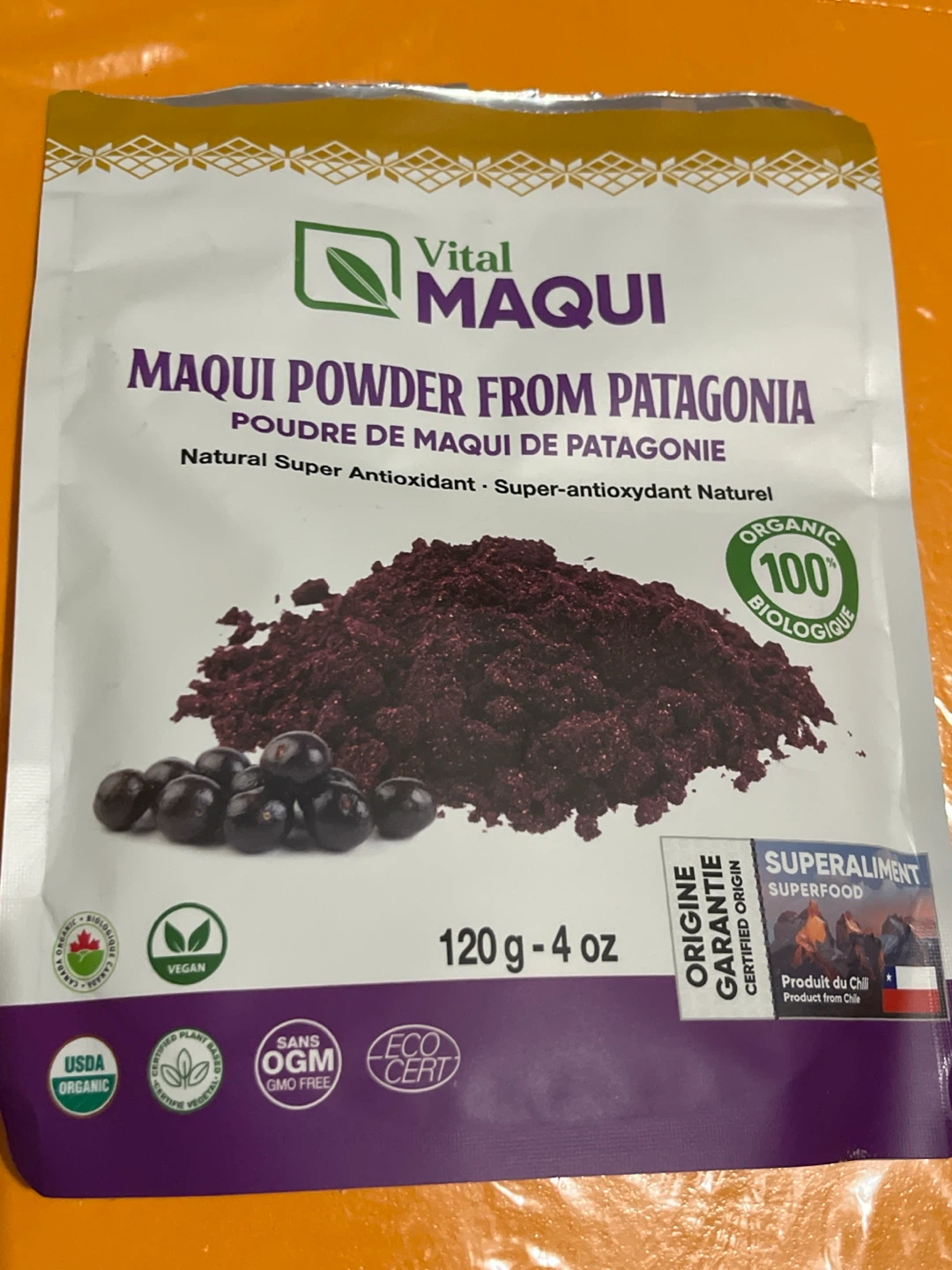 Vital Maqui Maqui Powder from Patagonia - 120g