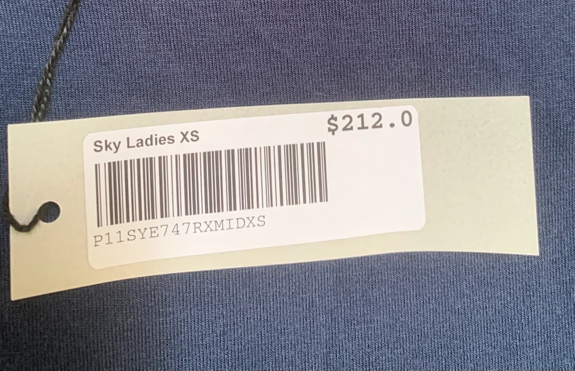 Sky Ladies Halter Dress XS Navy Blue Rhinestone Chain Accent - photo 4