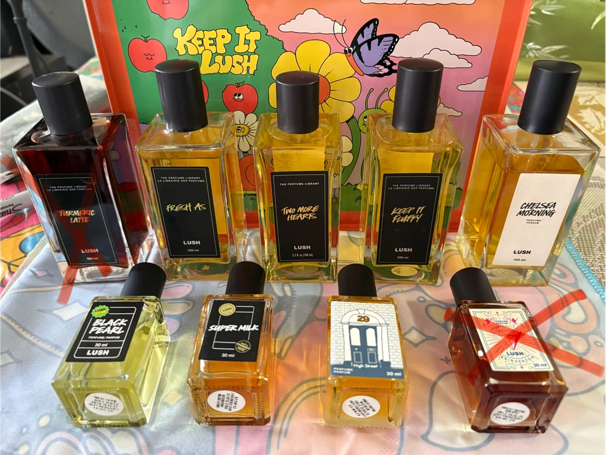**Asking $500 Clean Sweep for 7 Lush Perfumes!**