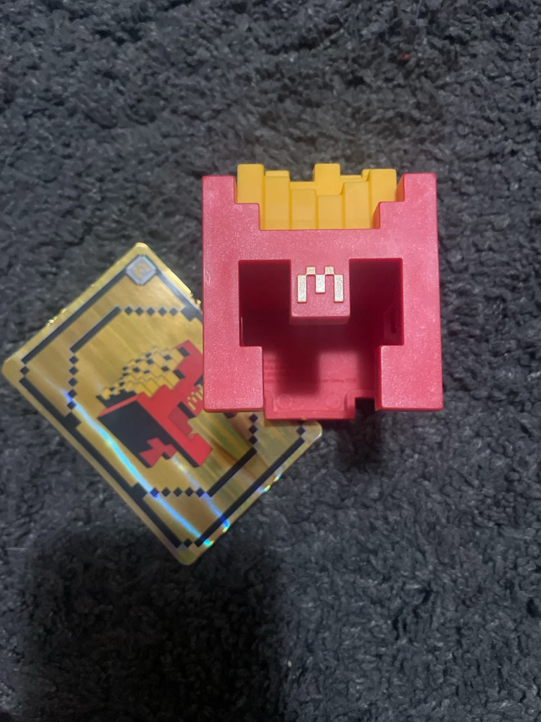 Collectible French Fry Toy with Game Card