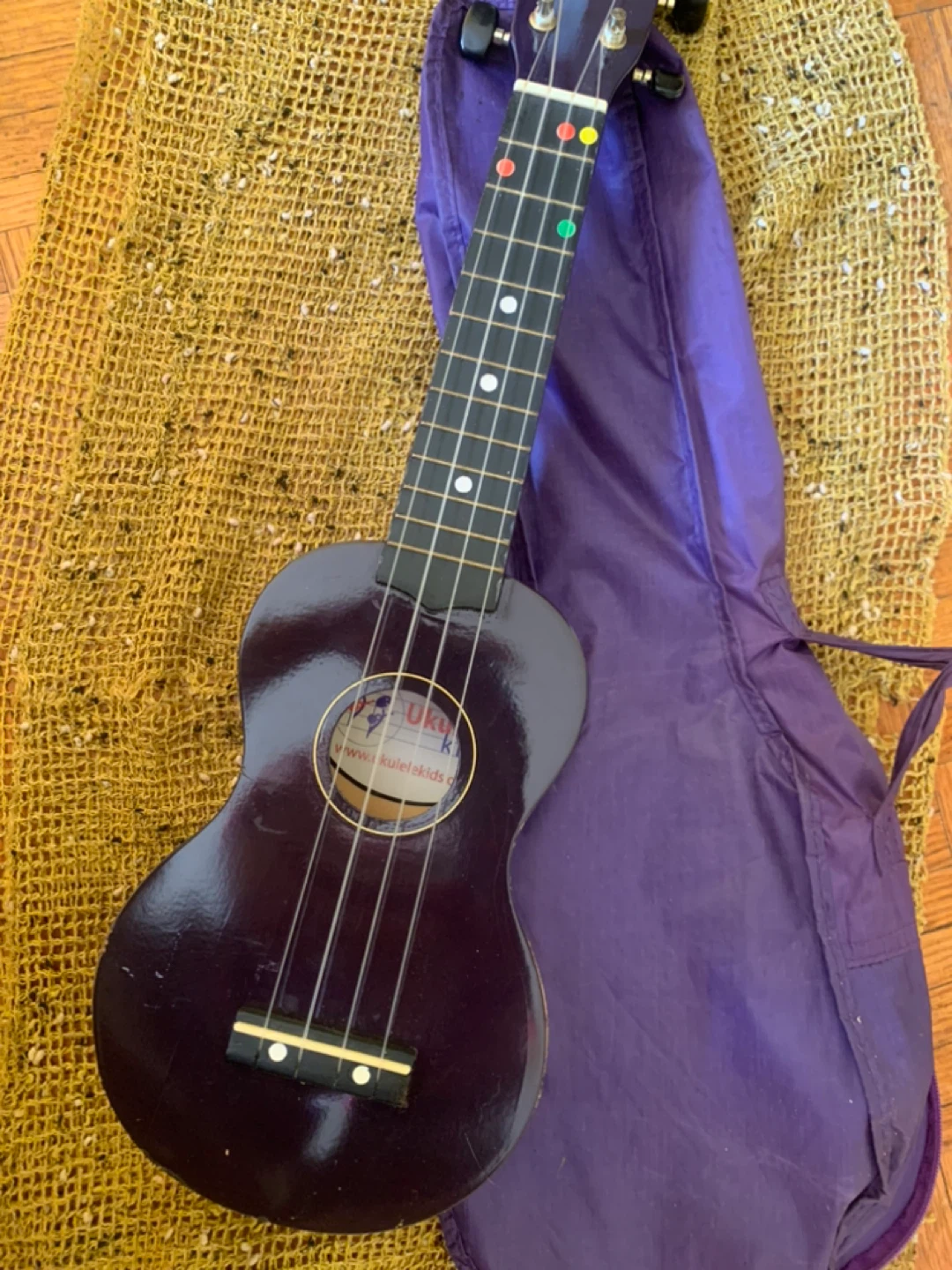 $40 Purple Ukulele as is