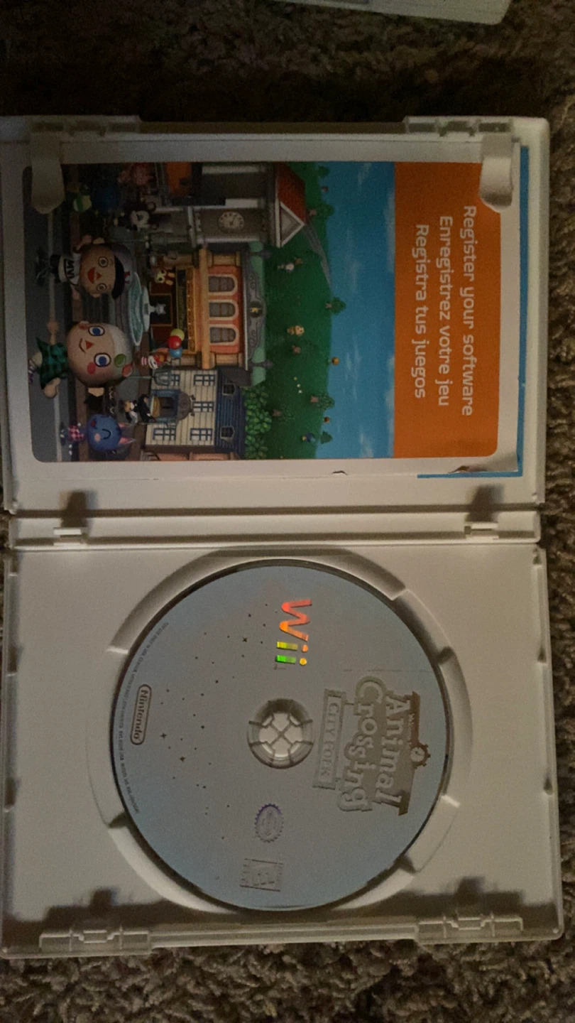 Nintendo Wii Animal Crossing City Folk Game - photo 3