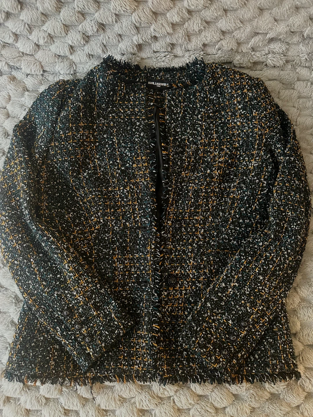 Karl Lagerfeld Paris Tweed Blazer - photo 2