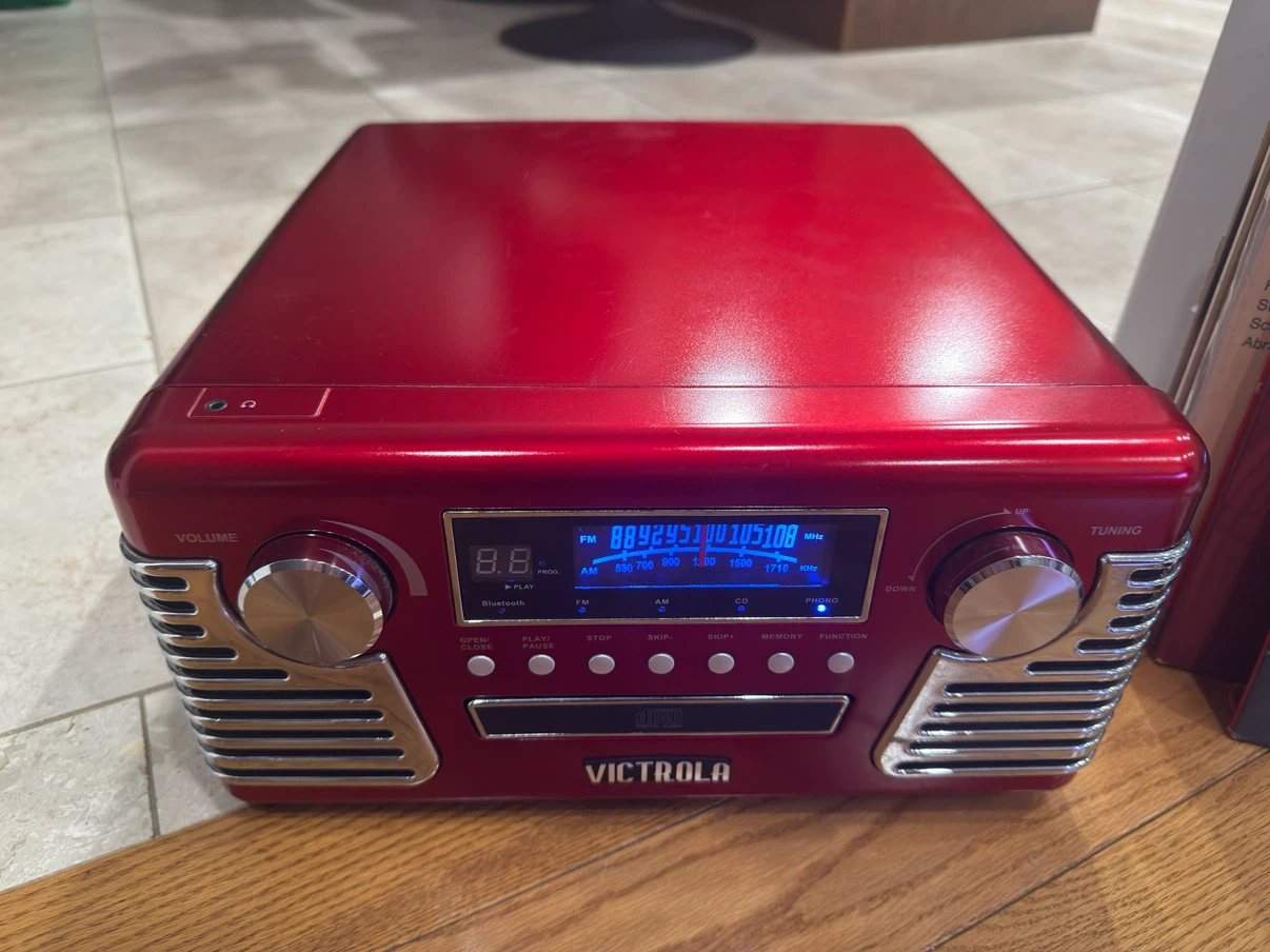 Victrola Haley 6-in-1 Record Player Turntable V50-200 - Red - photo 2