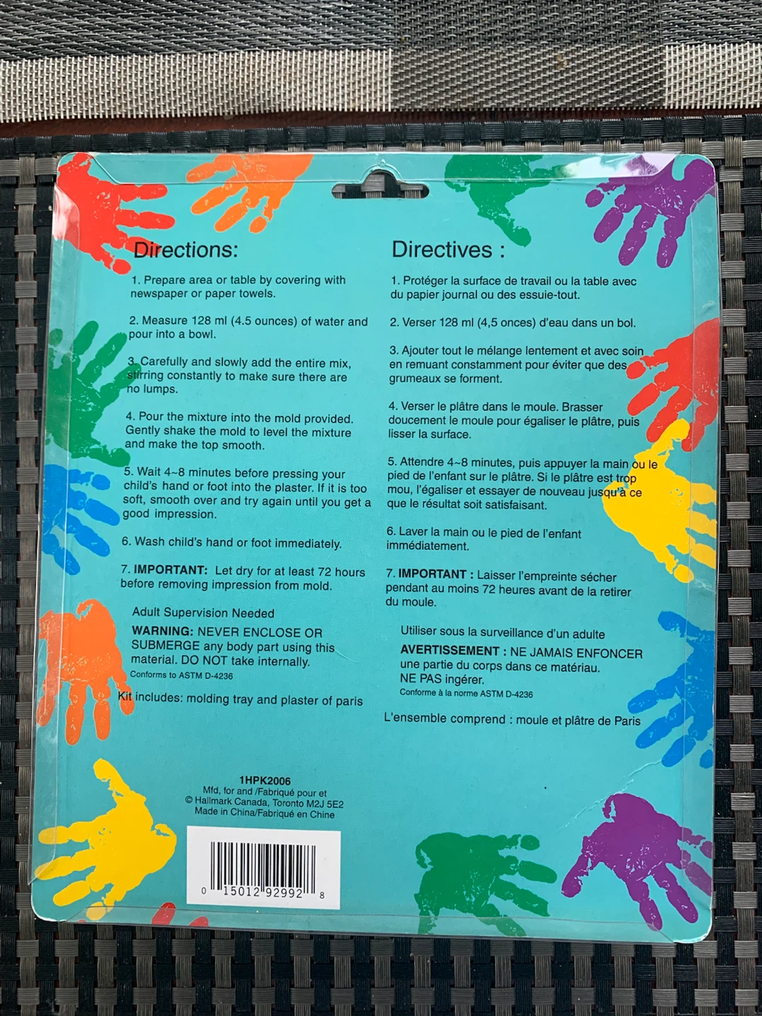 NEW Hand (Foot) Clay Print Kit Decoration - photo 2