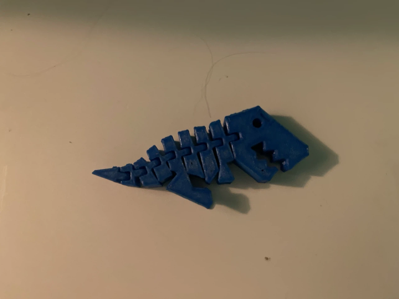 Blue Articulated Dinosaur Skeleton Toy - photo 2