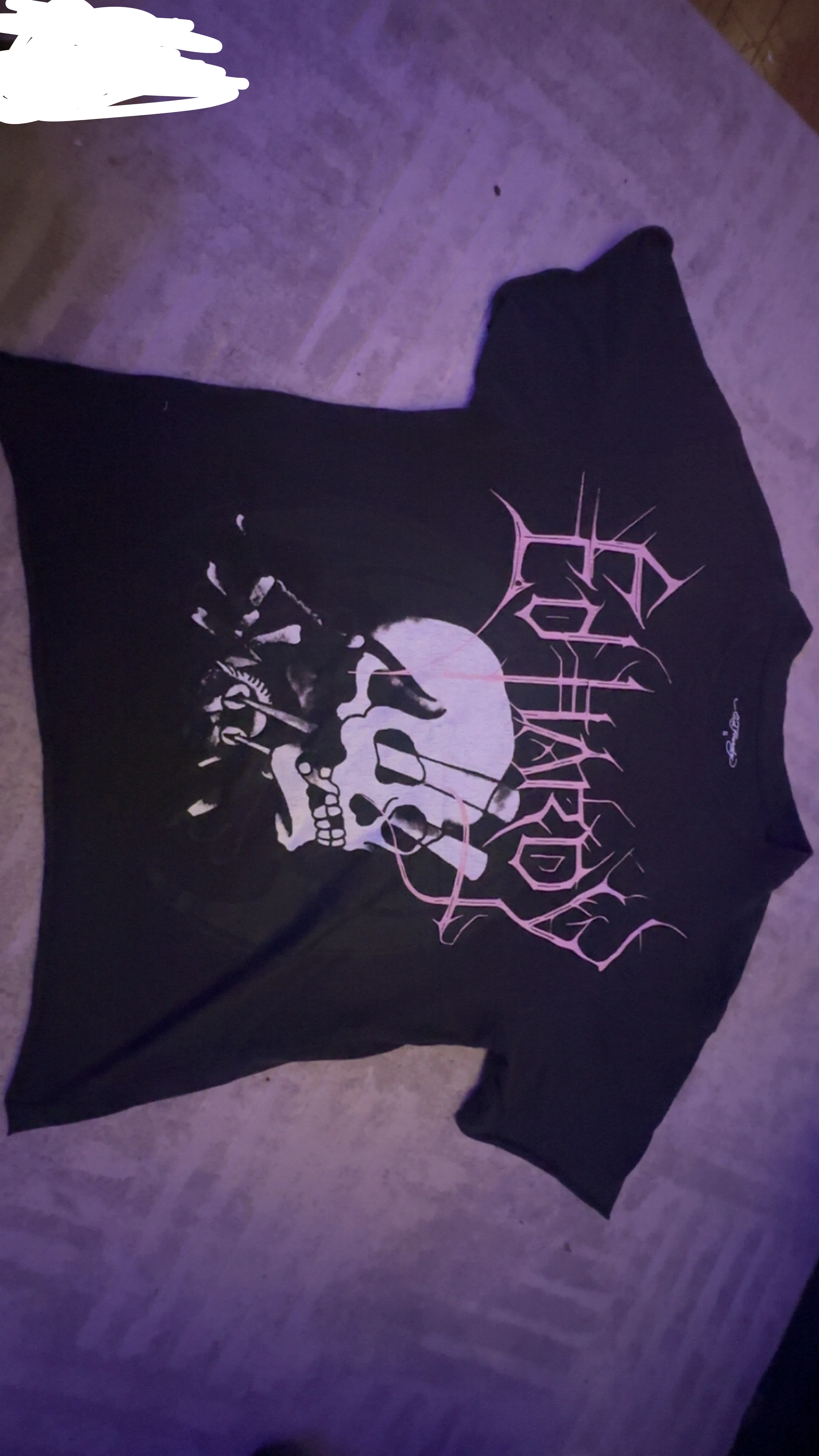 Ed Hardy Skull Graphic T-Shirt