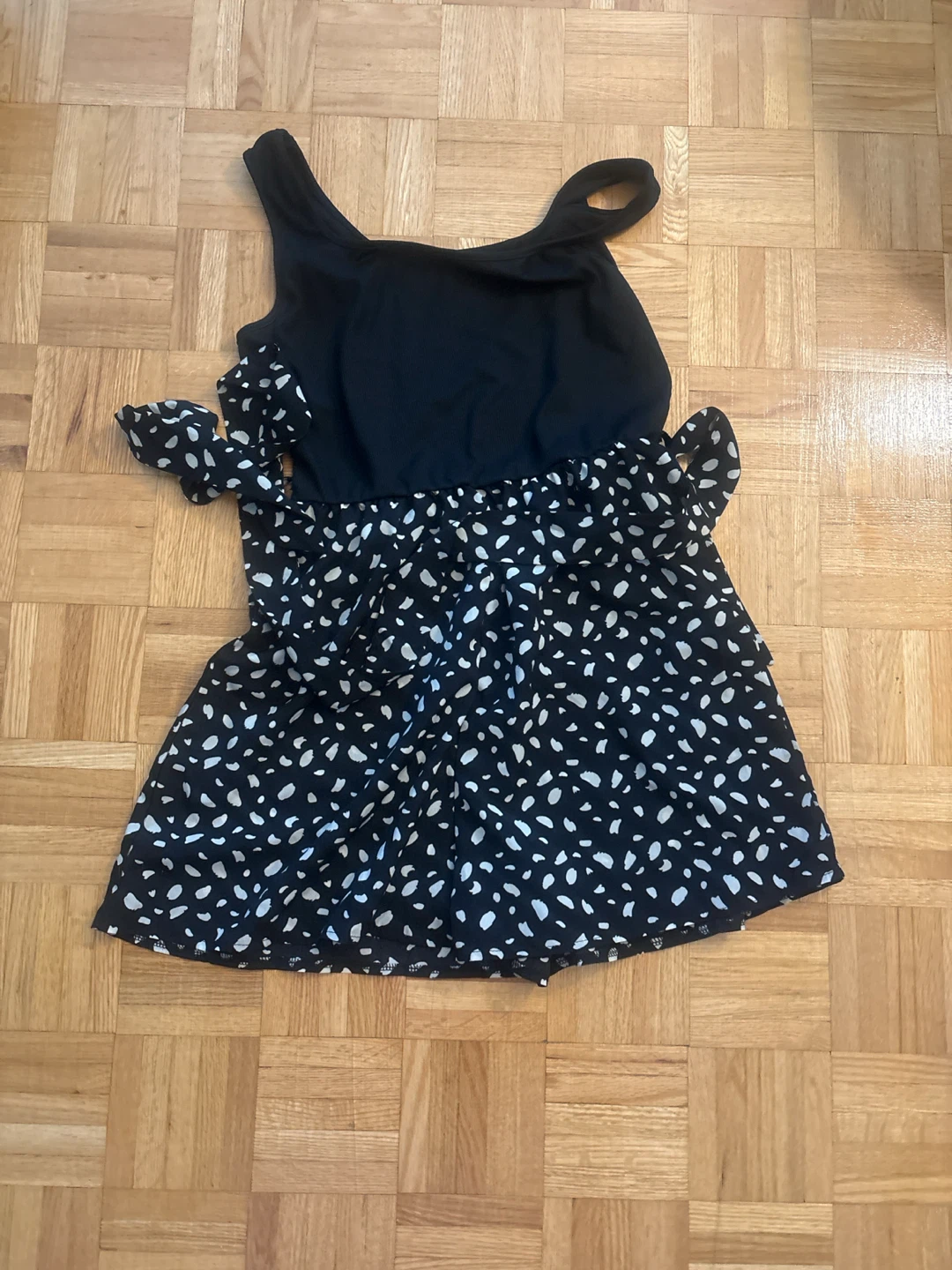 Black & White Print Dress