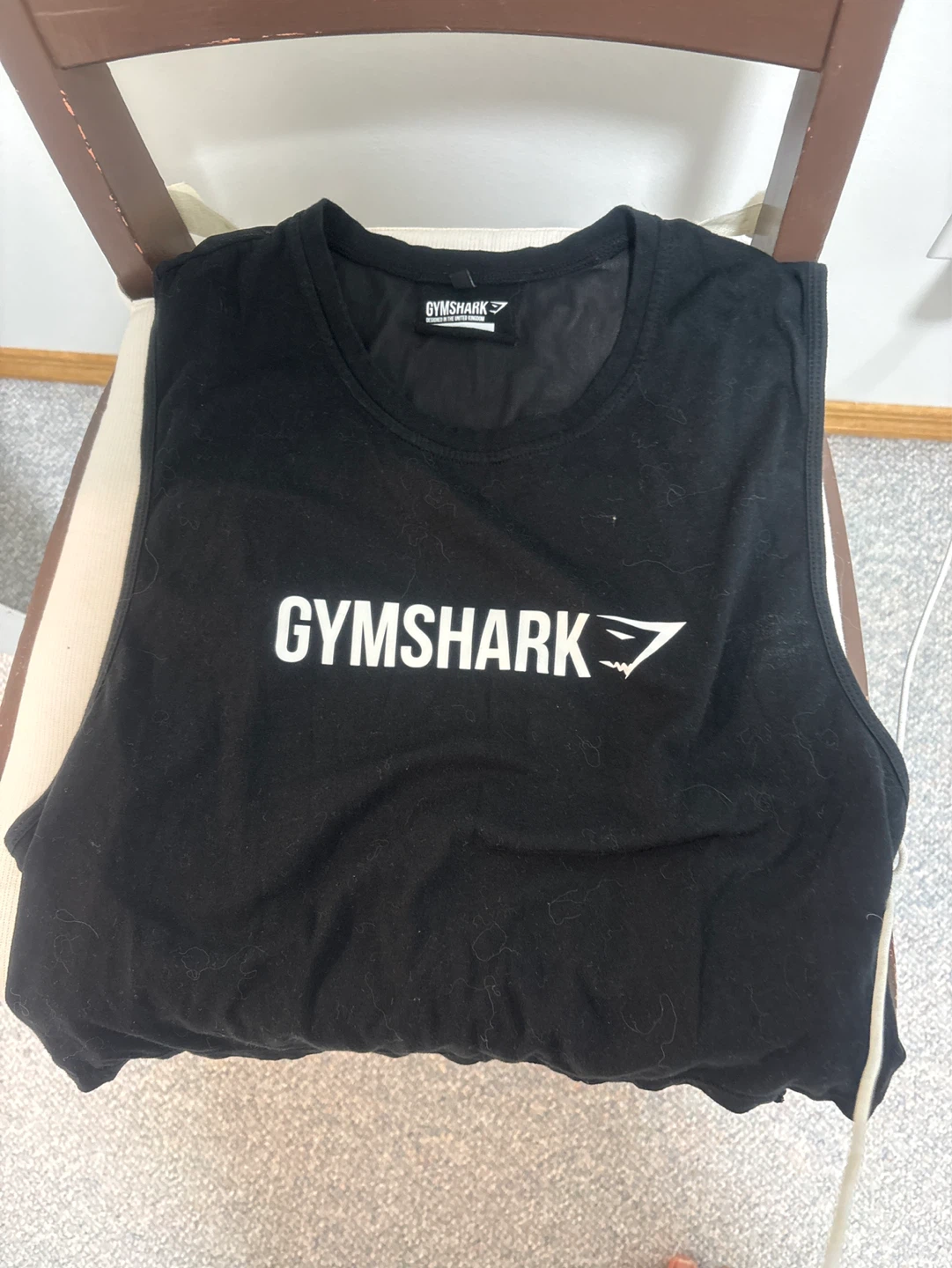 Gymshark Black Tank Topsize mejume