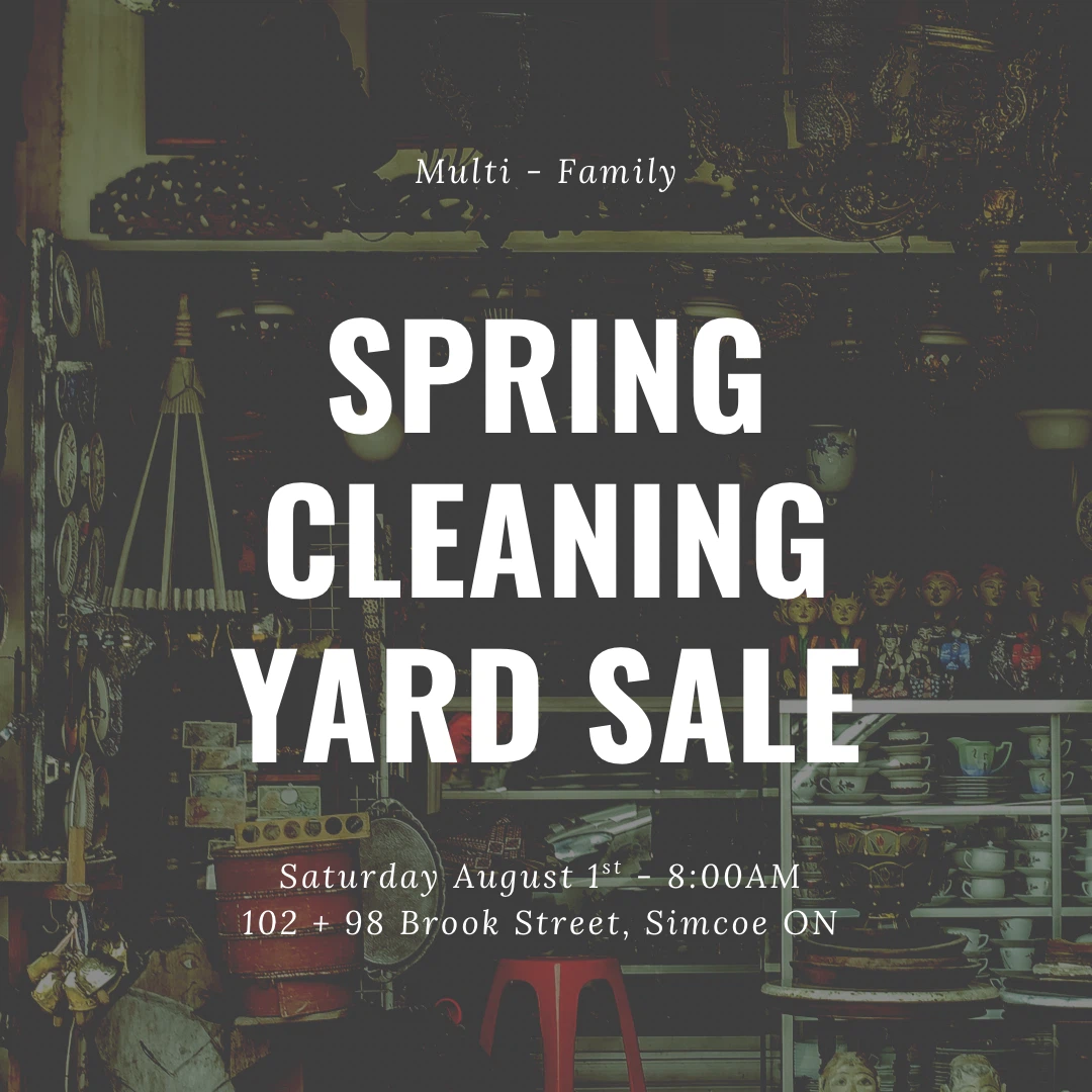 Yard Sale this Saturday
