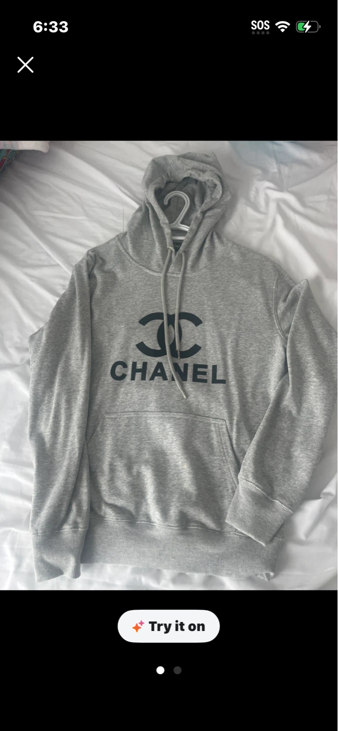 Chanel Grey Hoodie