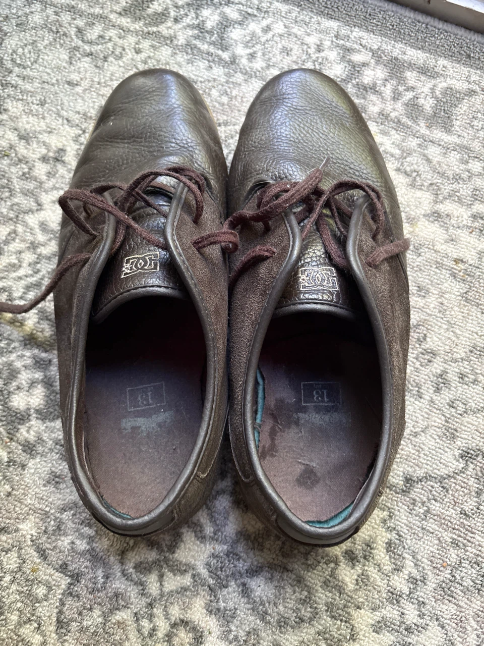 DC Shoes Men’s Leather & Suede Low-Top Sneakers (Size 13) - photo 3