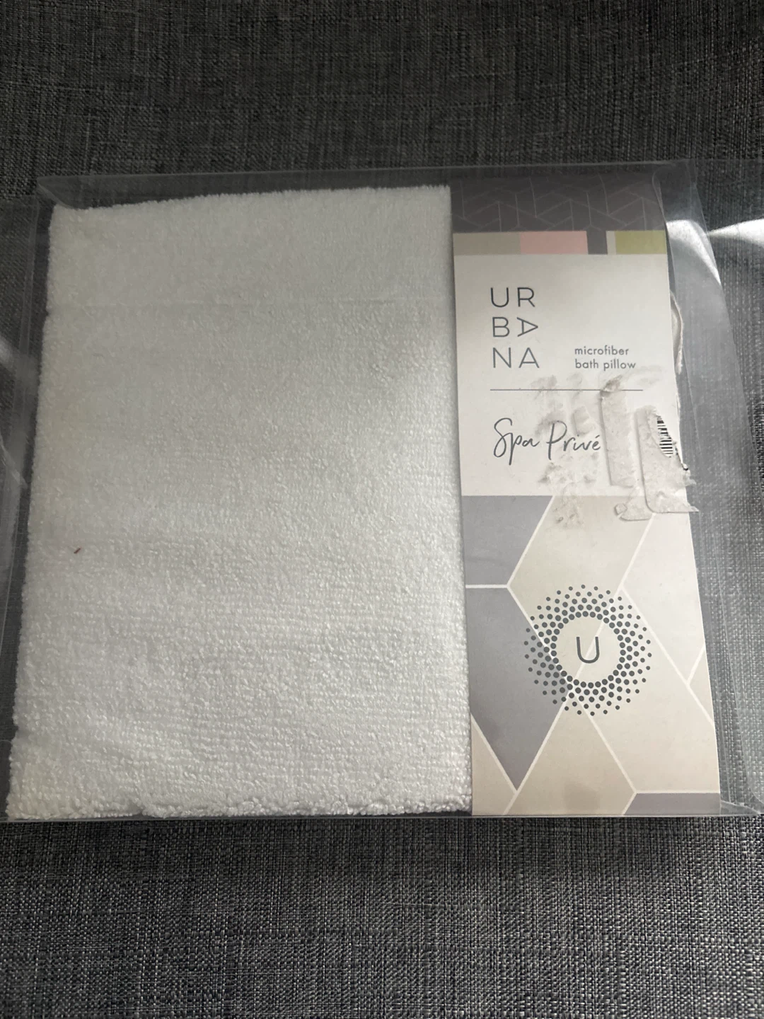 URBANA Microfiber Bath Pillow- New - photo 2