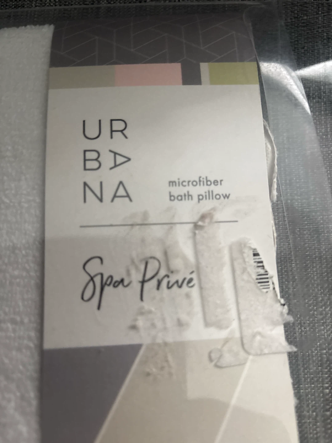 URBANA Microfiber Bath Pillow- New - photo 3