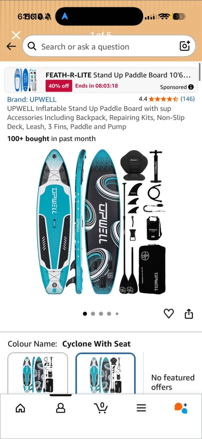 UPWELL Inflatable Paddle Board