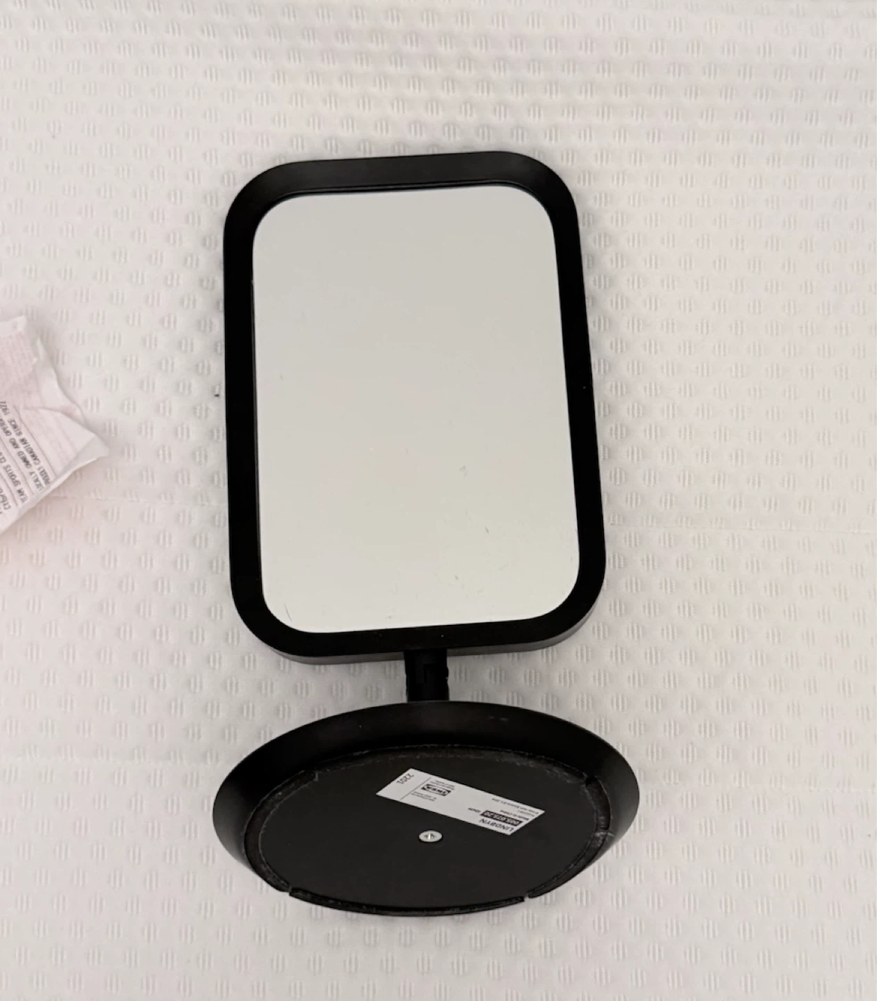 IKEA black table mirror