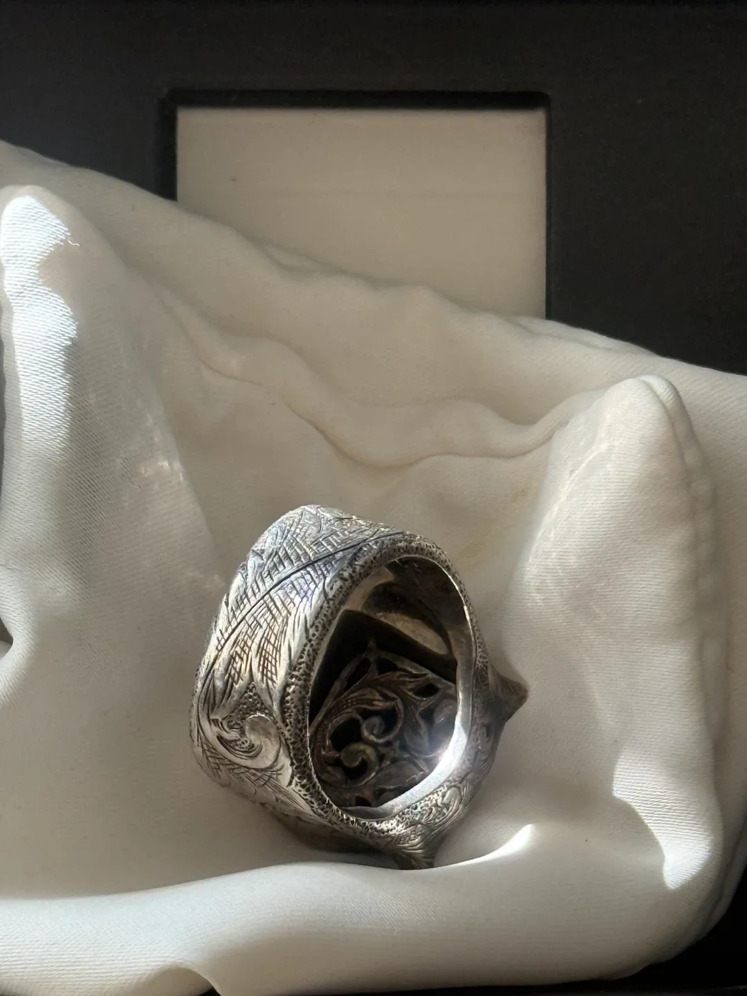 Gucci Silver Feline Head Ring - photo 4