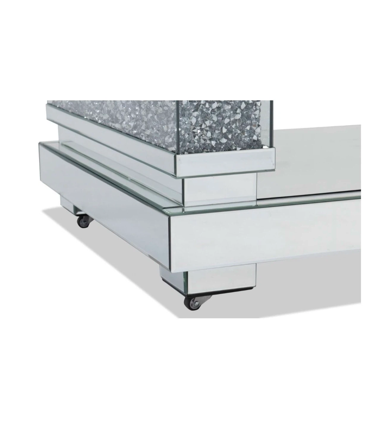 Bob’s Furniture Glamour Mirrored Coffee Table Couch Table - photo 5