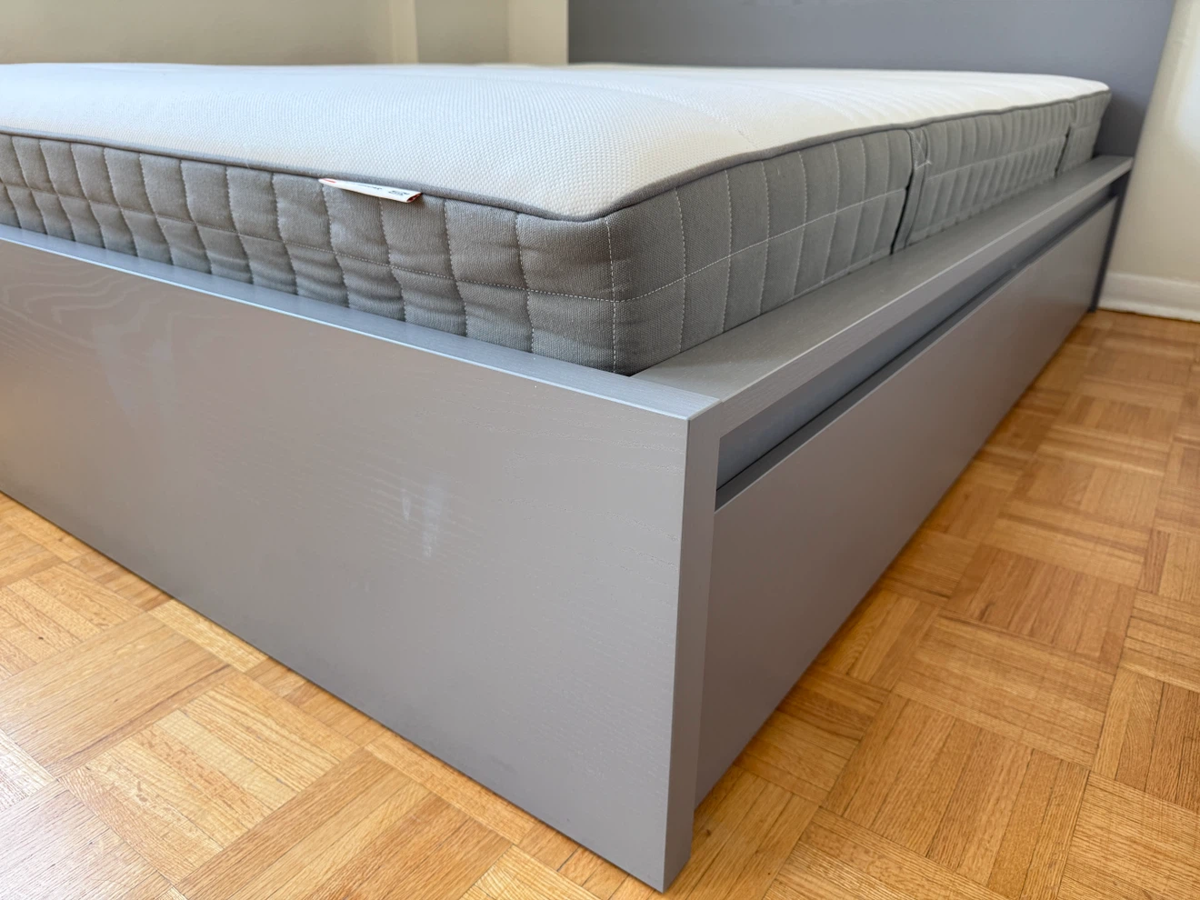IKEA MALM Queen Bed + 4 Drawers $199 (Mattress Option) - photo 4