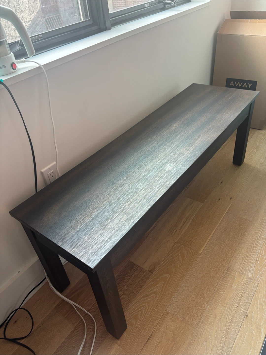 Storage Bench - Dark Wood