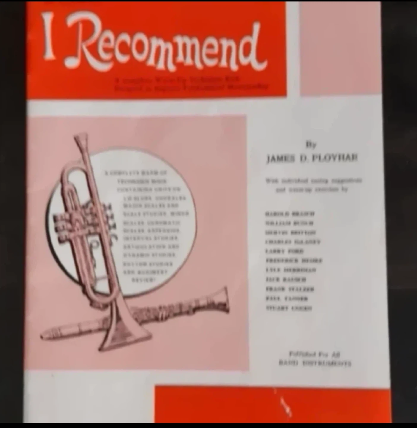 Clarinet Exercise Book