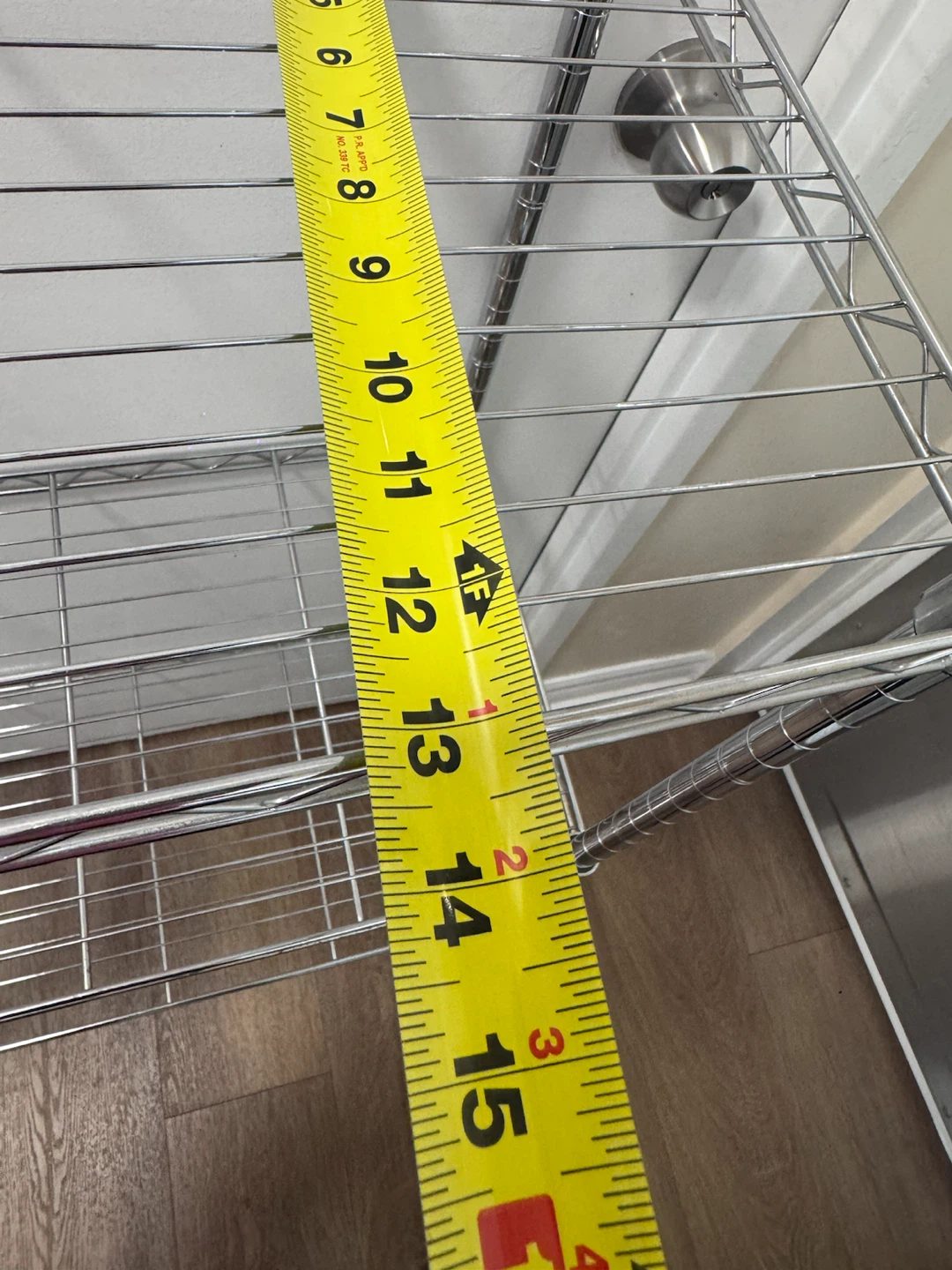 4-Tier Chrome Wire Shelving Unit - photo 3