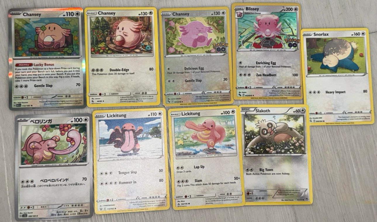 Pokémon card cuties lot