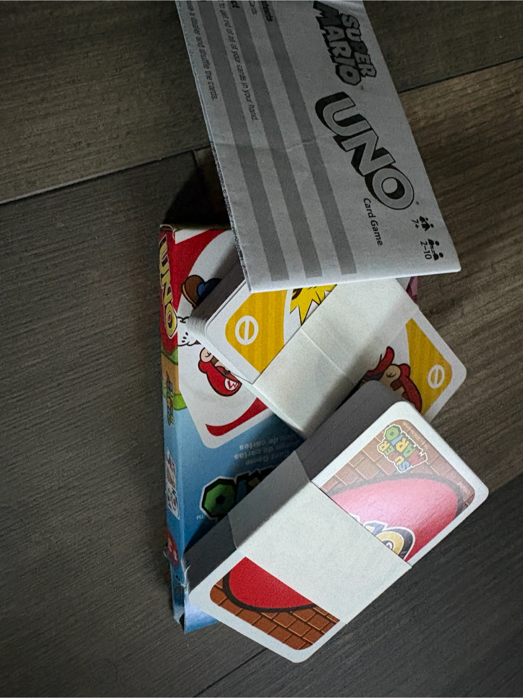 UNO Super Mario Card Game