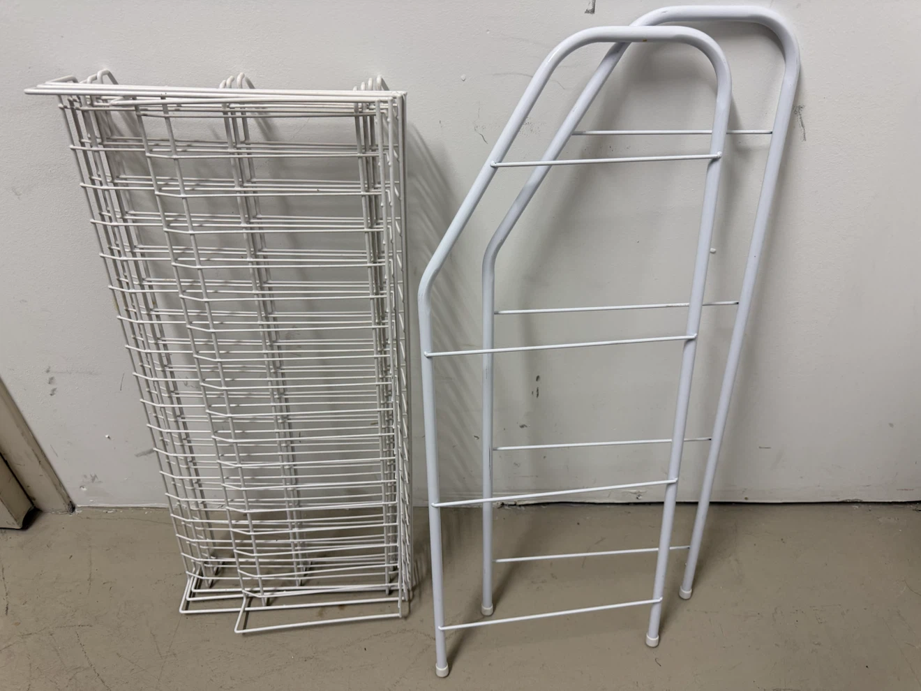 White 4-Tier Wire Shoe Rack - photo 2