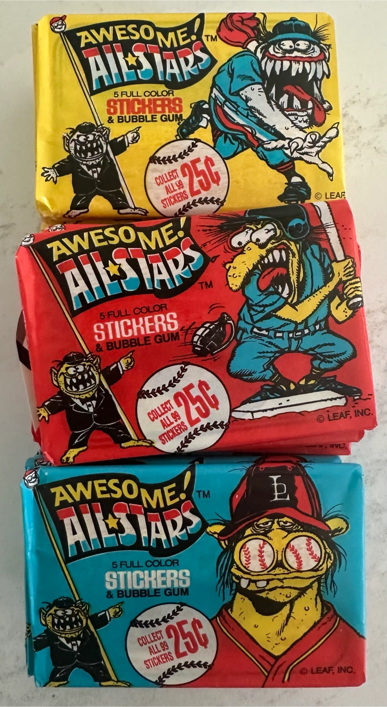 1988 Awesome All-Stars Baseball Stickers & Bubble Gum - photo 5
