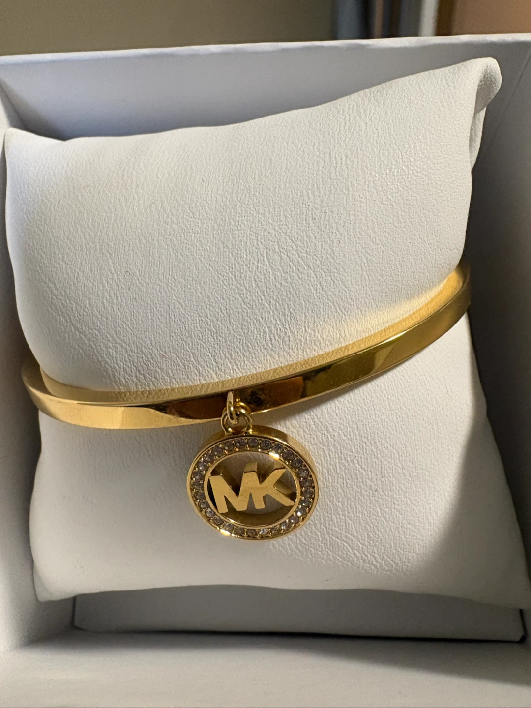 Michael Kors Gold Tone Bangle Bracelet