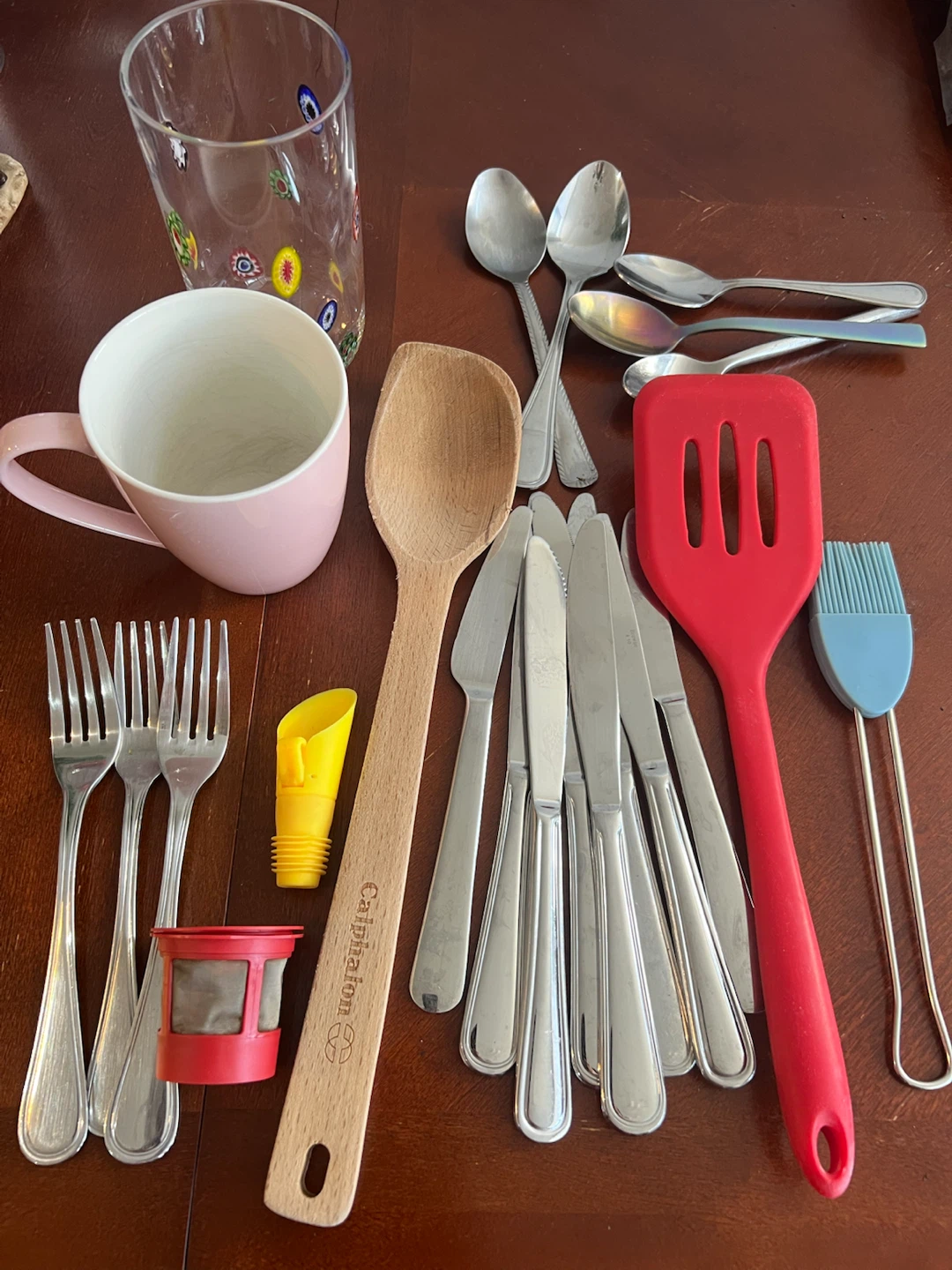 Calphalon Wooden Spoon and Cutlery Set