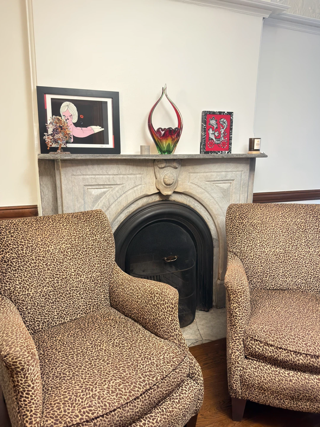 Leopard Print Armchairs - Selling 1 Chair