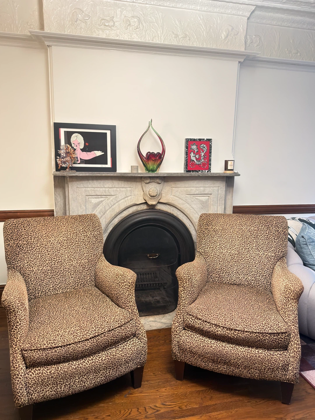 Leopard Print Armchairs - Selling 1 Chair - photo 2