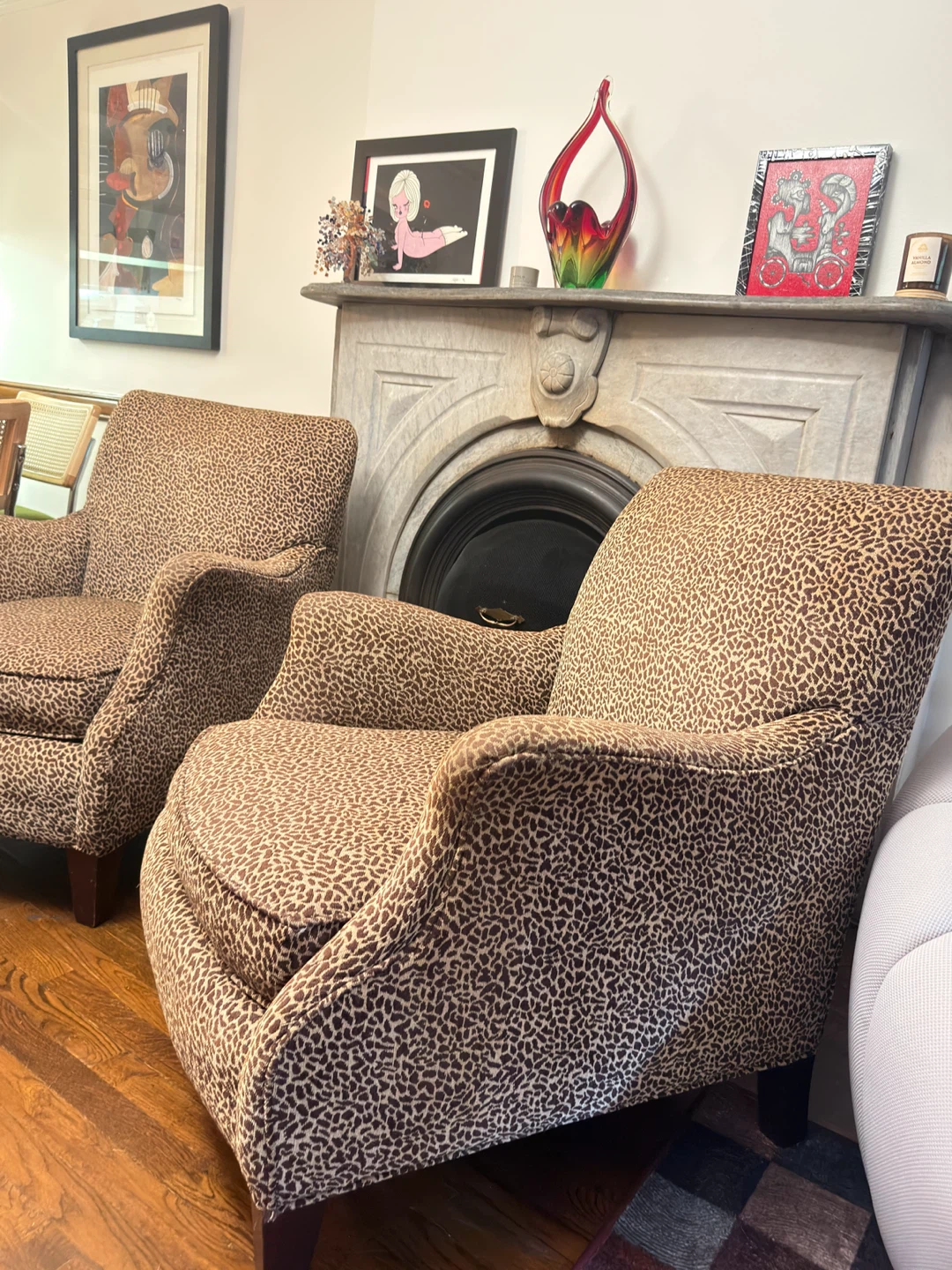 Leopard Print Armchairs - Selling 1 Chair - photo 3