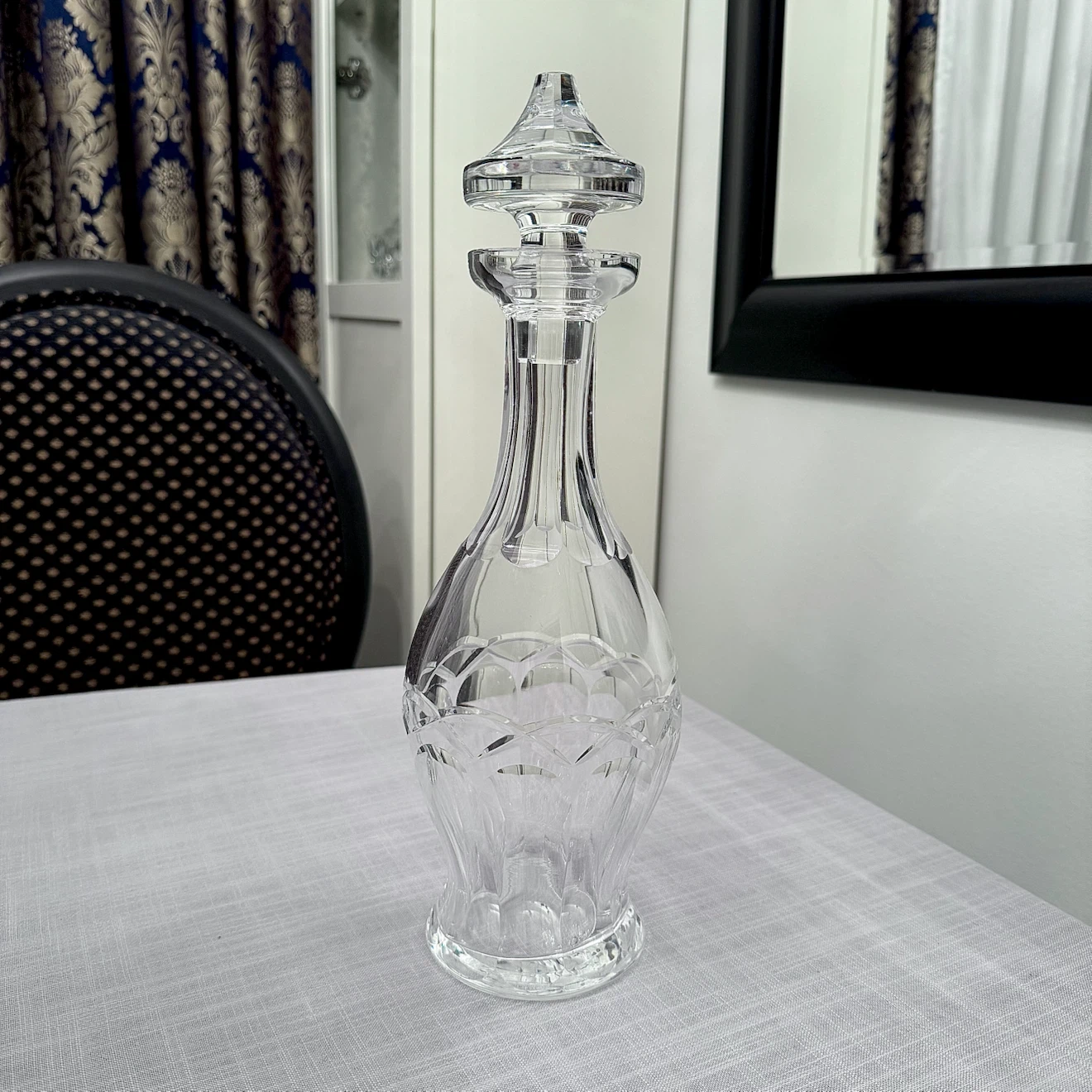 Waterford crystal tall decanter