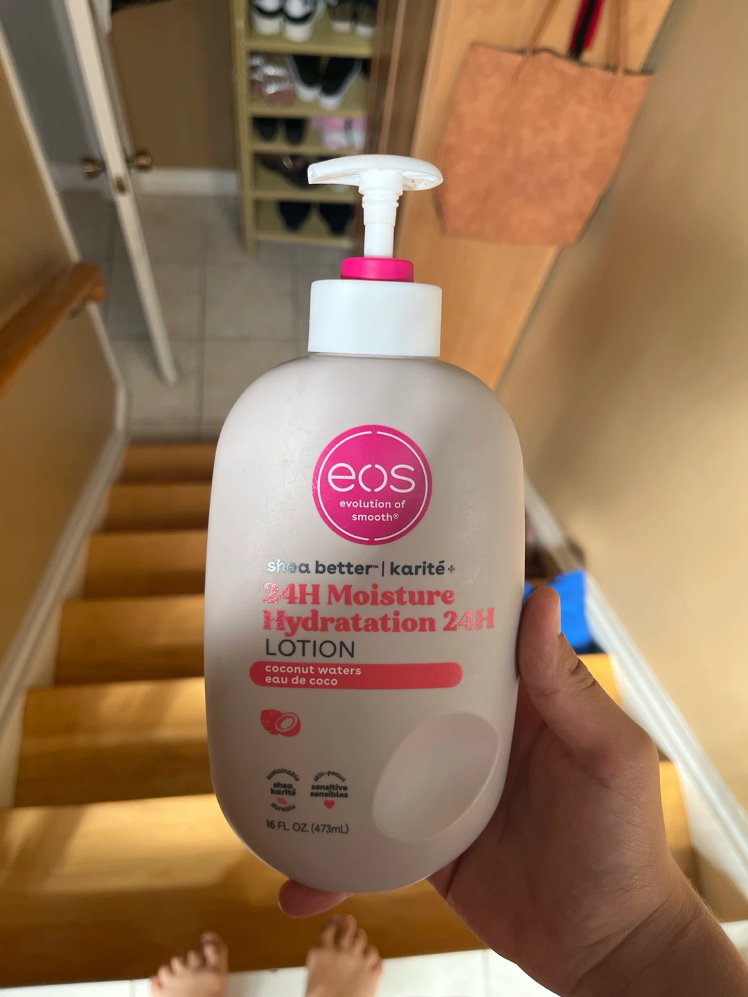 EOS 24H Moisture Hydration Lotion Coconut Waters 16 oz