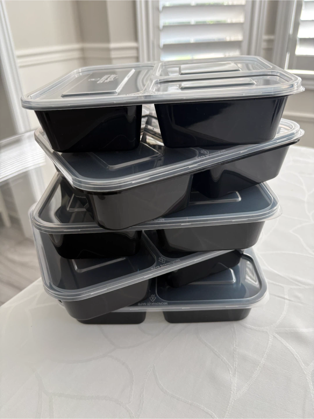 California Home Goods 5-Compartment Meal Prep Containers - photo 2