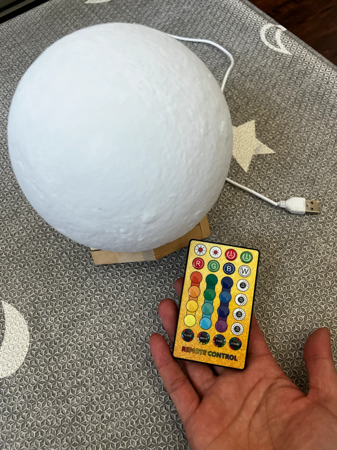Moon Lamp with Remote Control