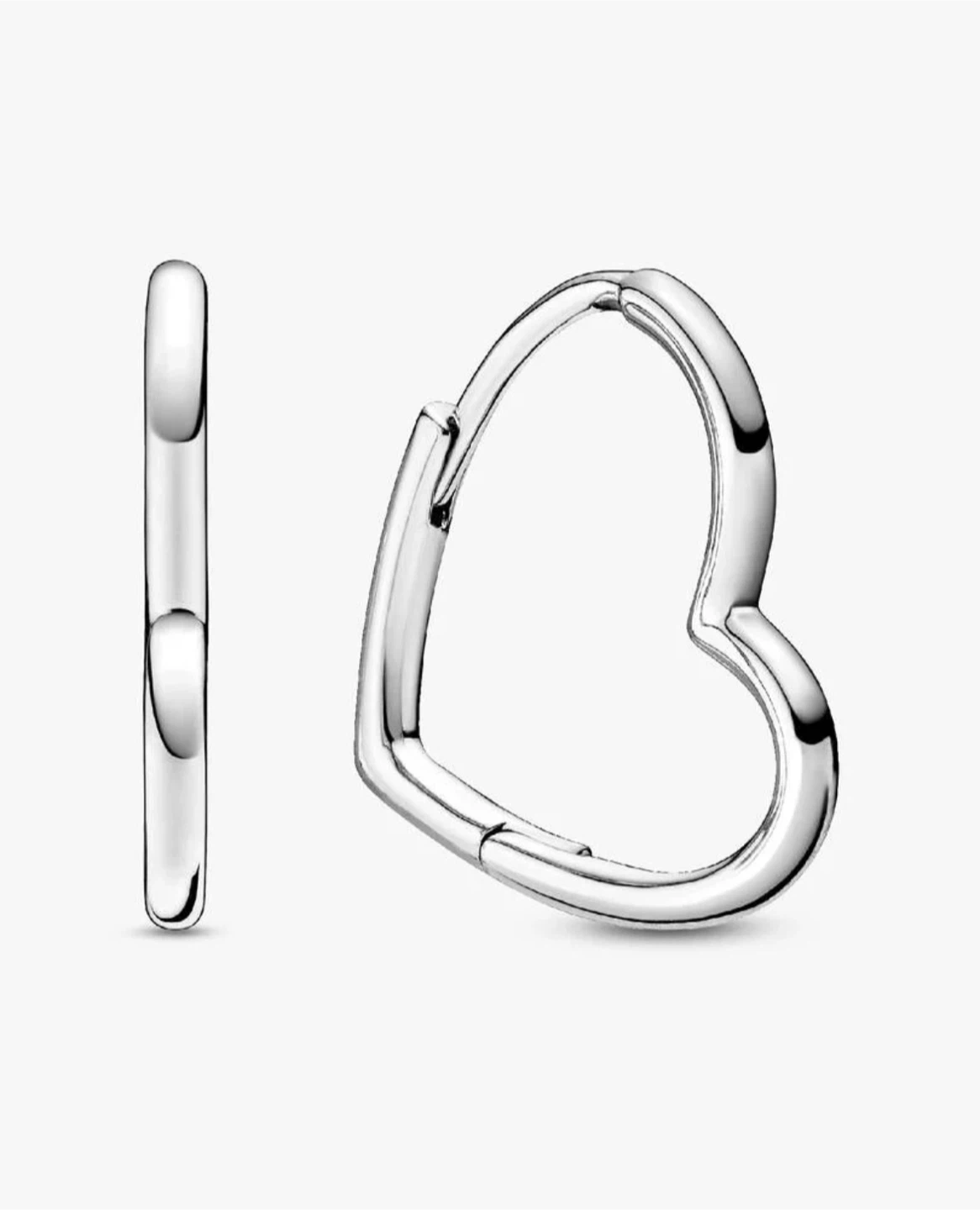 Pandora Heart Hoop Earrings