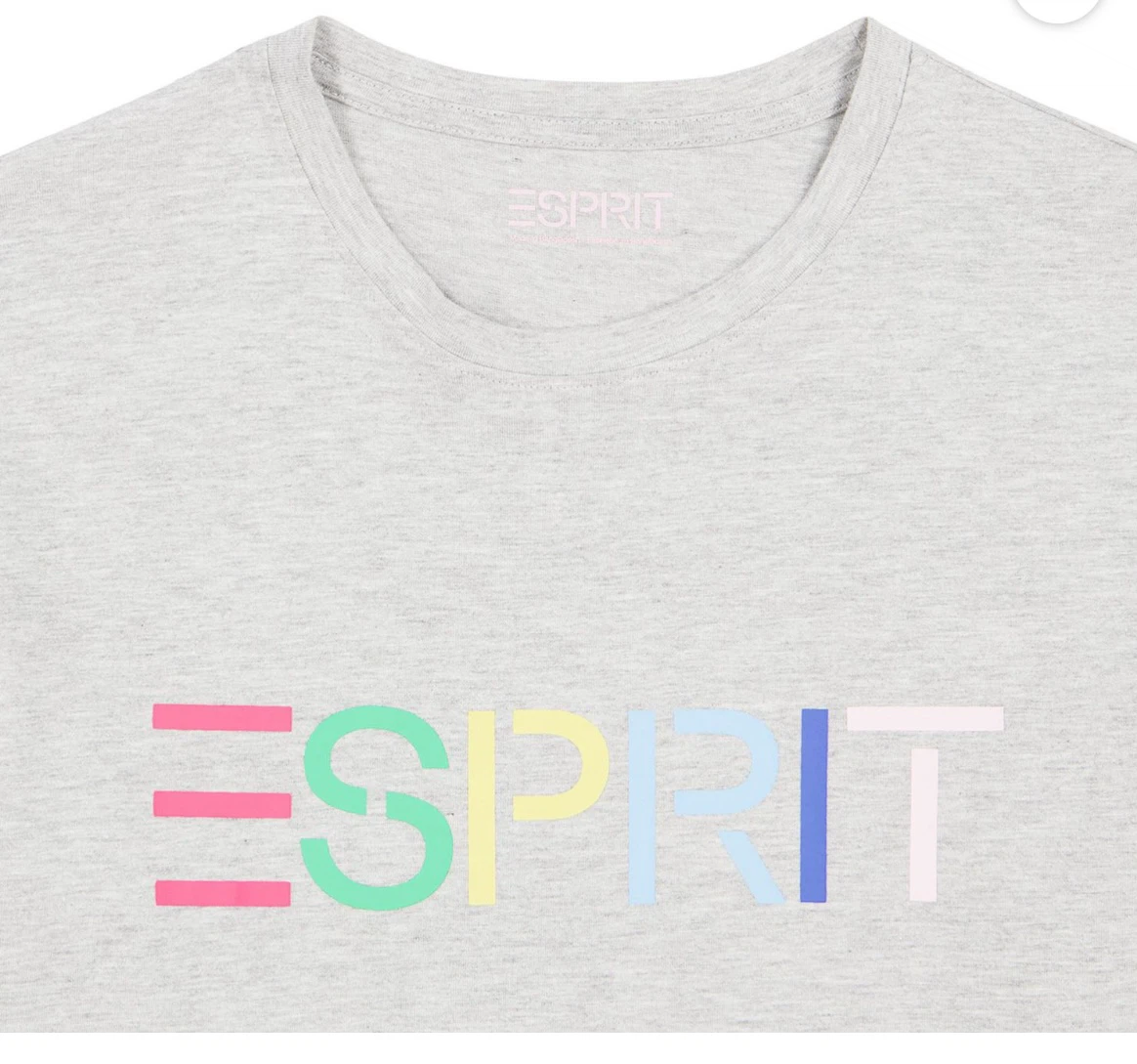 ESPRIT Women's Logo Crewneck Tshirt, Retro 80s Viral - XS to XL - photo 2