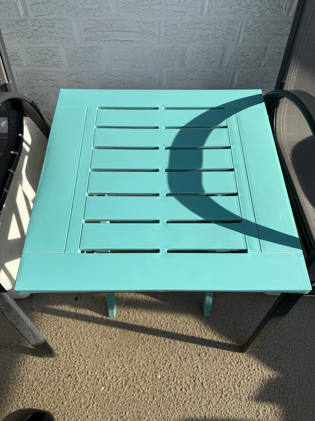 Modern Patio Set - 2 Chairs + Table - $40 - photo 3