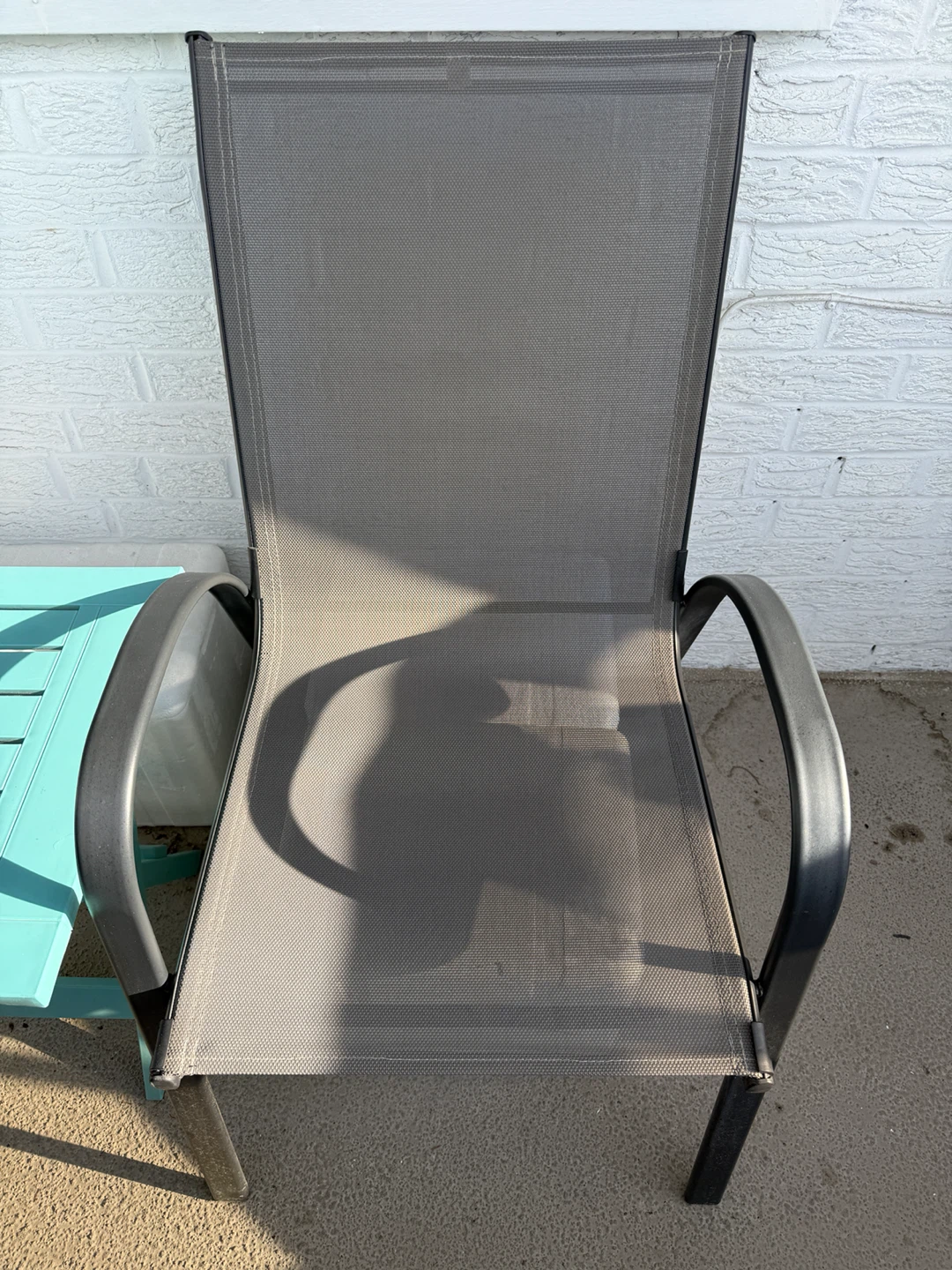 Modern Patio Set - 2 Chairs + Table - $40 - photo 5