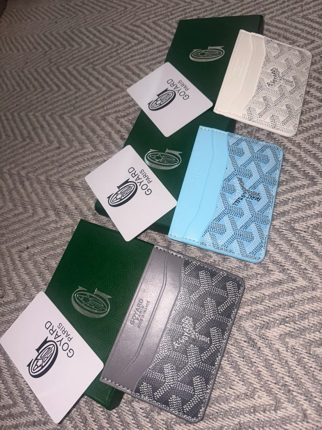 Goyard Card Holder Lot